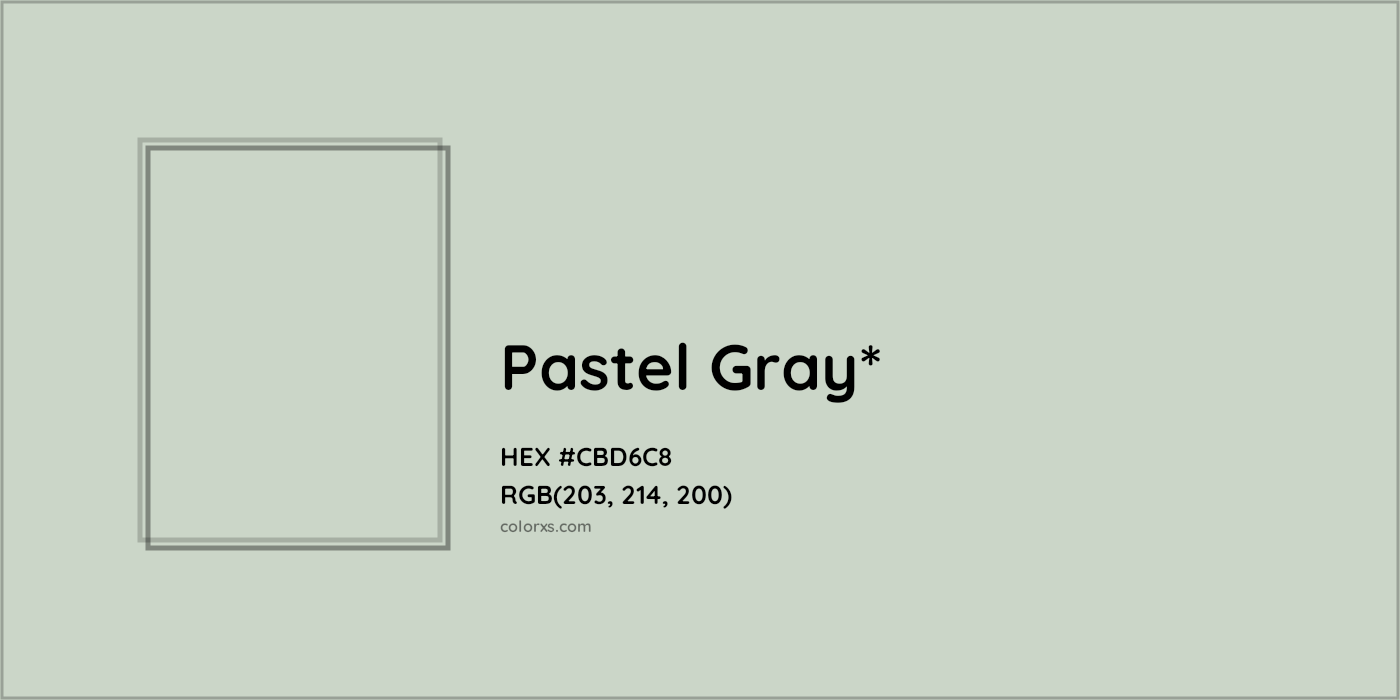 HEX #CBD6C8 Color Name, Color Code, Palettes, Similar Paints, Images