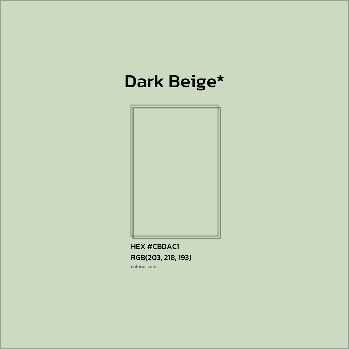 HEX #CBDAC1 Color Name, Color Code, Palettes, Similar Paints, Images