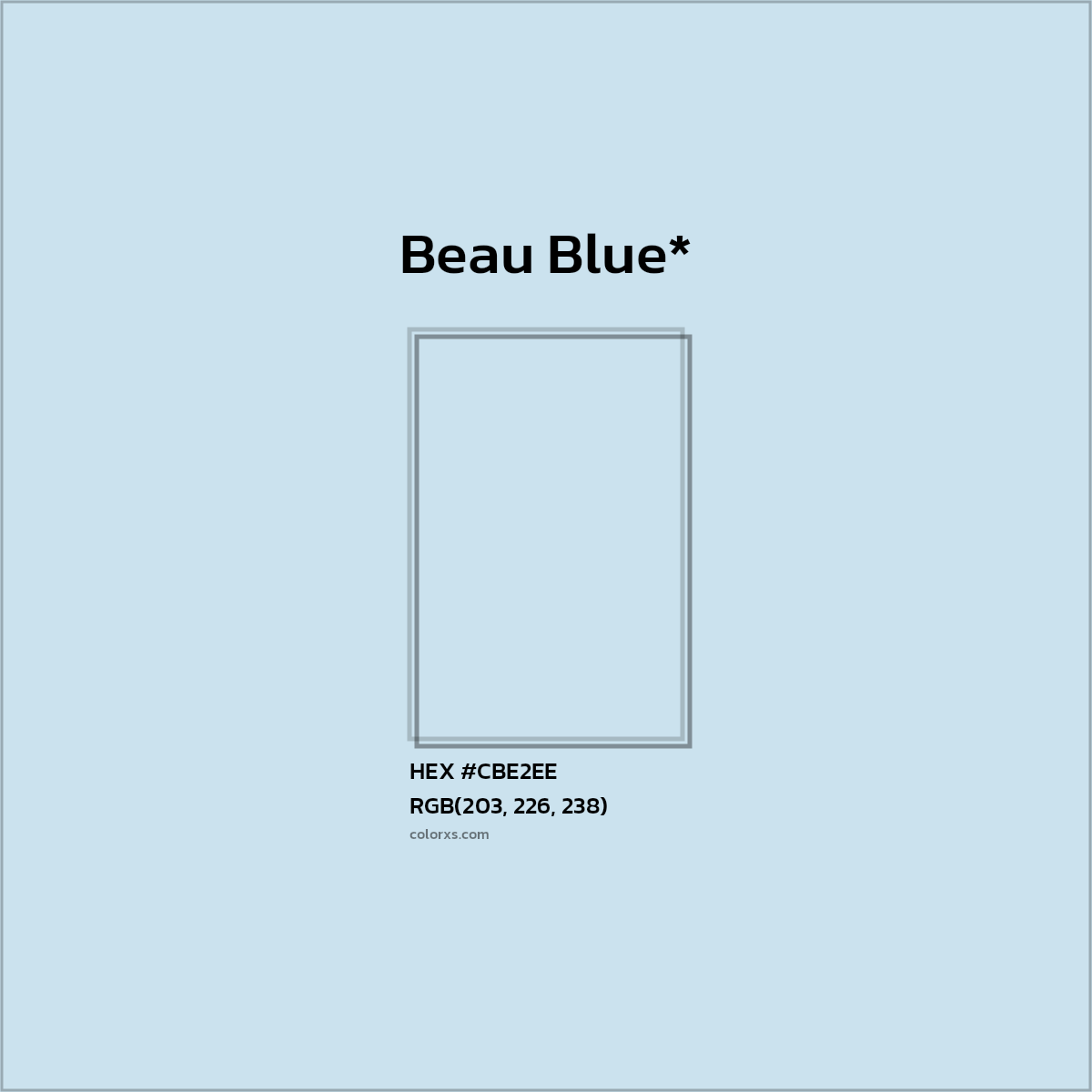 HEX #CBE2EE Color Name, Color Code, Palettes, Similar Paints, Images
