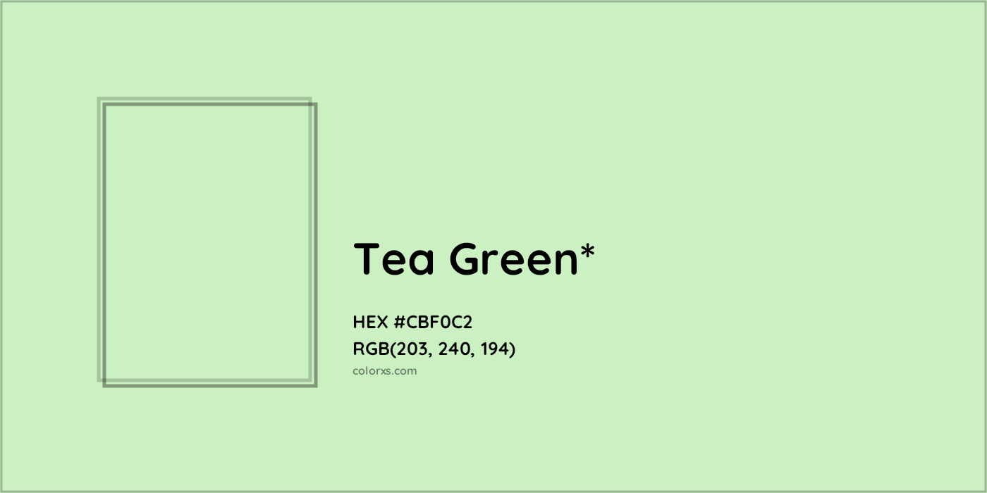 HEX #CBF0C2 Color Name, Color Code, Palettes, Similar Paints, Images