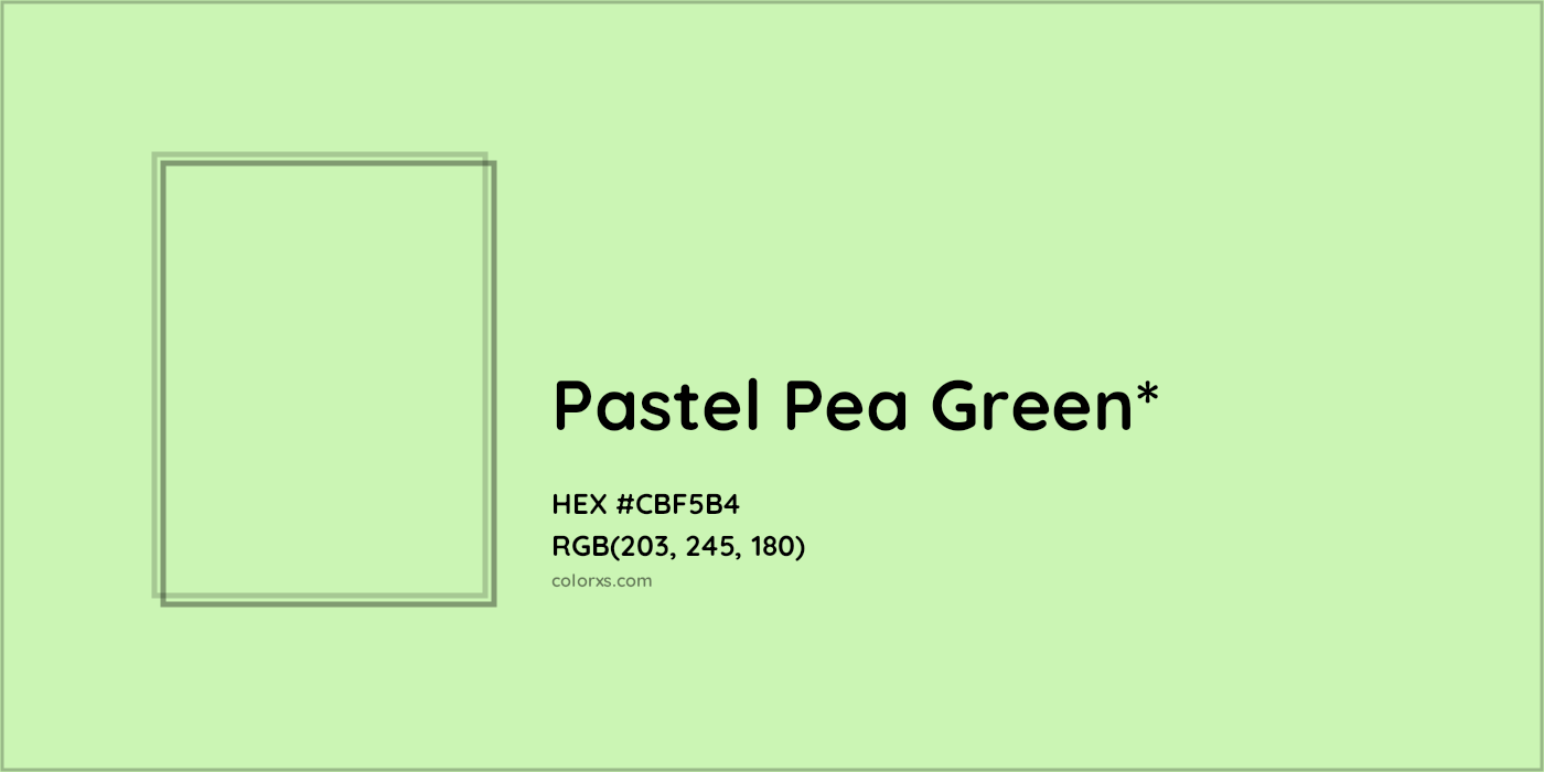 HEX #CBF5B4 Color Name, Color Code, Palettes, Similar Paints, Images