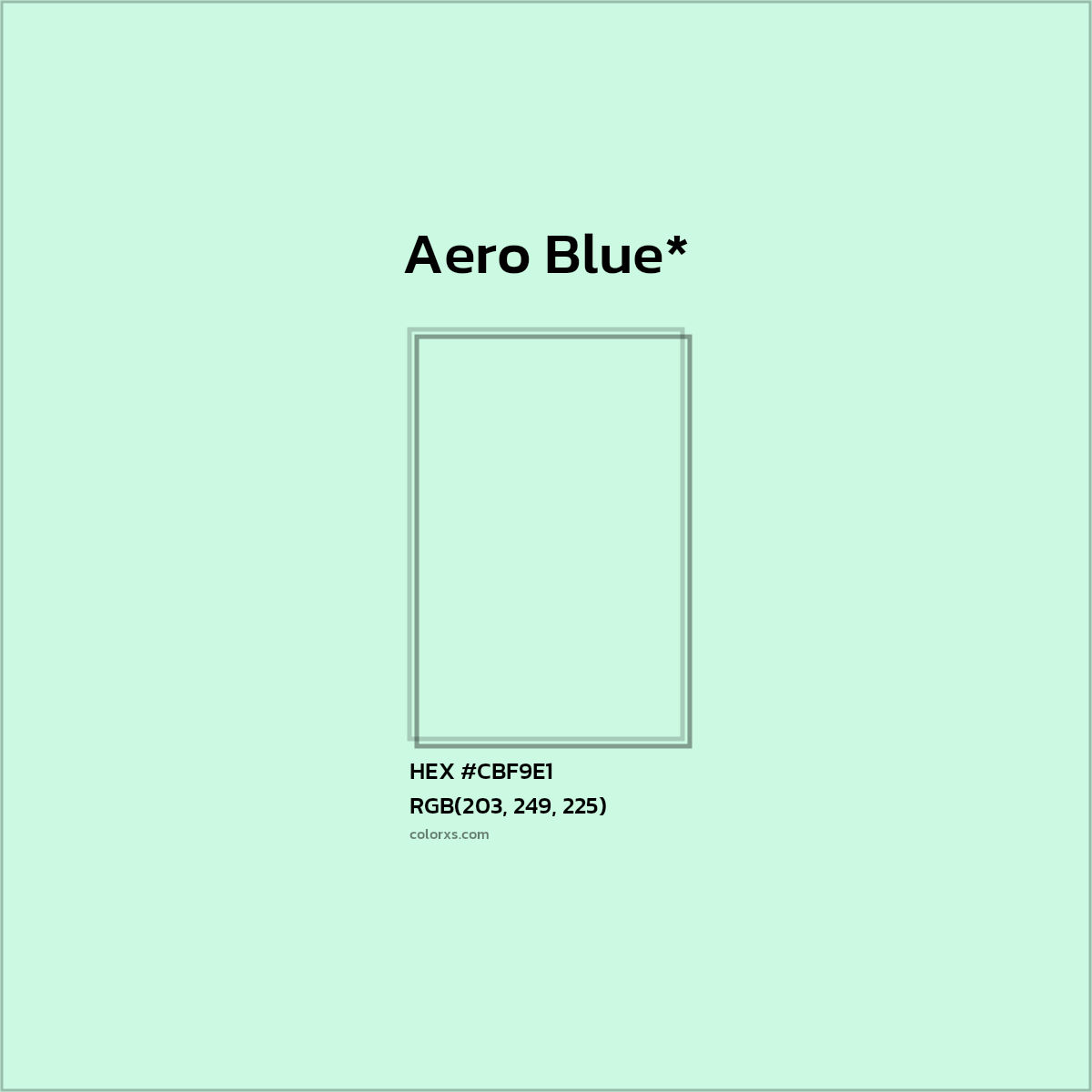 HEX #CBF9E1 Color Name, Color Code, Palettes, Similar Paints, Images