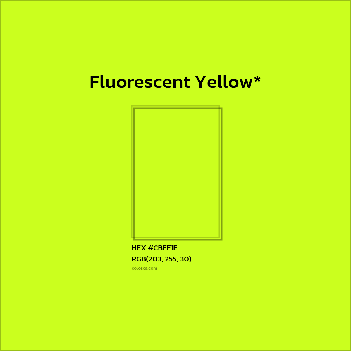 HEX #CBFF1E Color Name, Color Code, Palettes, Similar Paints, Images