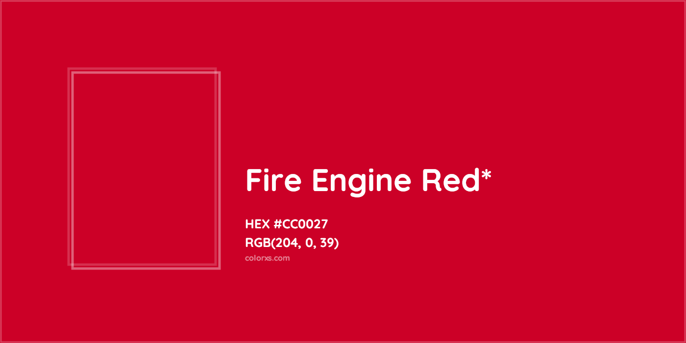HEX #CC0027 Color Name, Color Code, Palettes, Similar Paints, Images