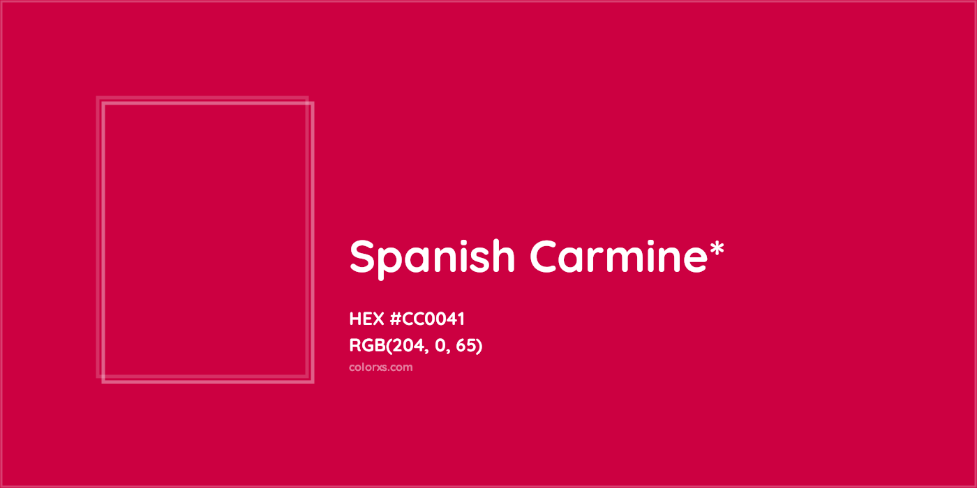 HEX #CC0041 Color Name, Color Code, Palettes, Similar Paints, Images