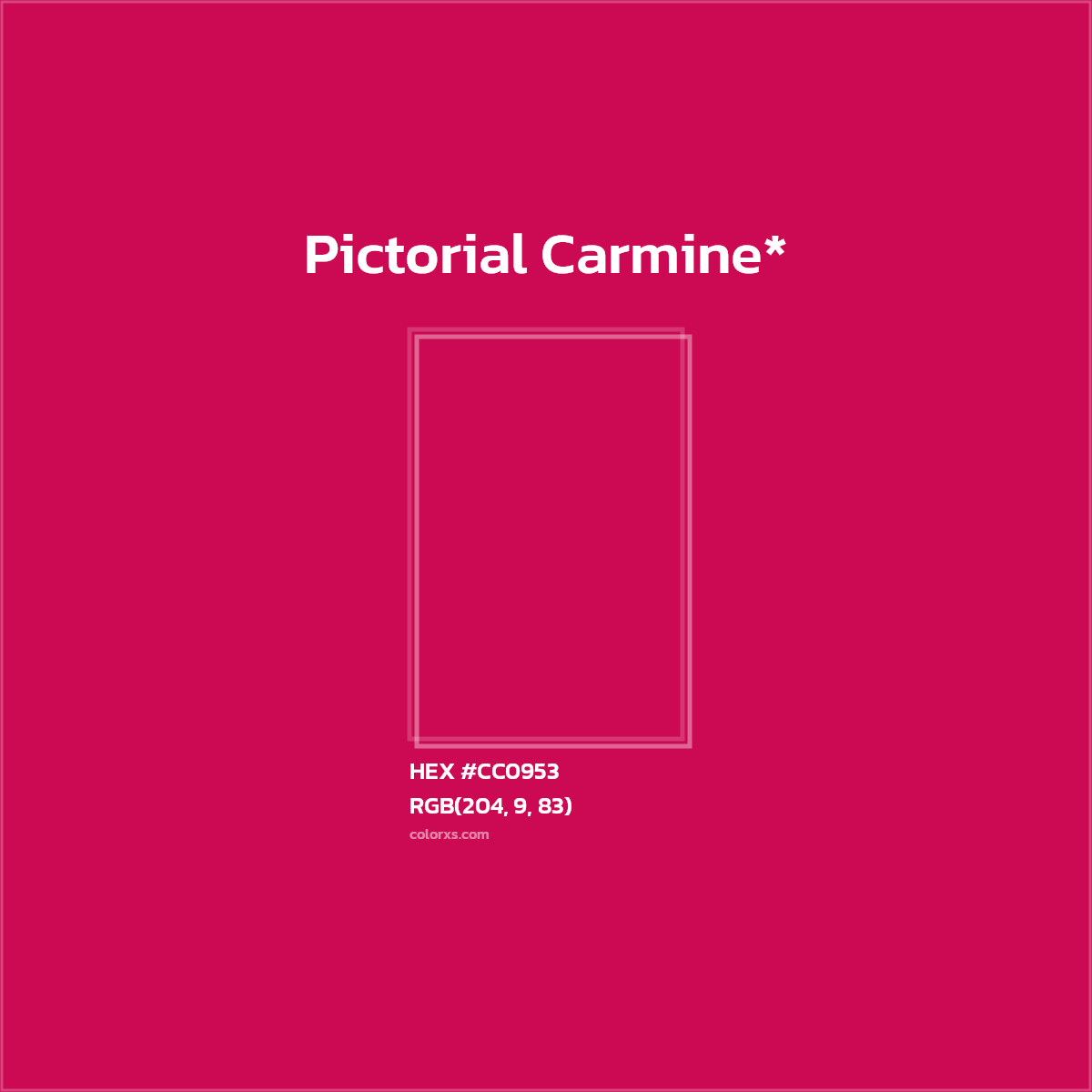 HEX #CC0953 Color Name, Color Code, Palettes, Similar Paints, Images