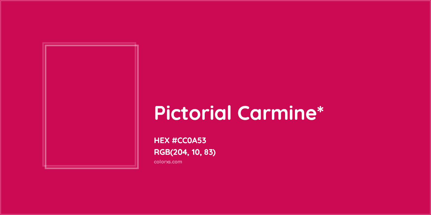 HEX #CC0A53 Color Name, Color Code, Palettes, Similar Paints, Images