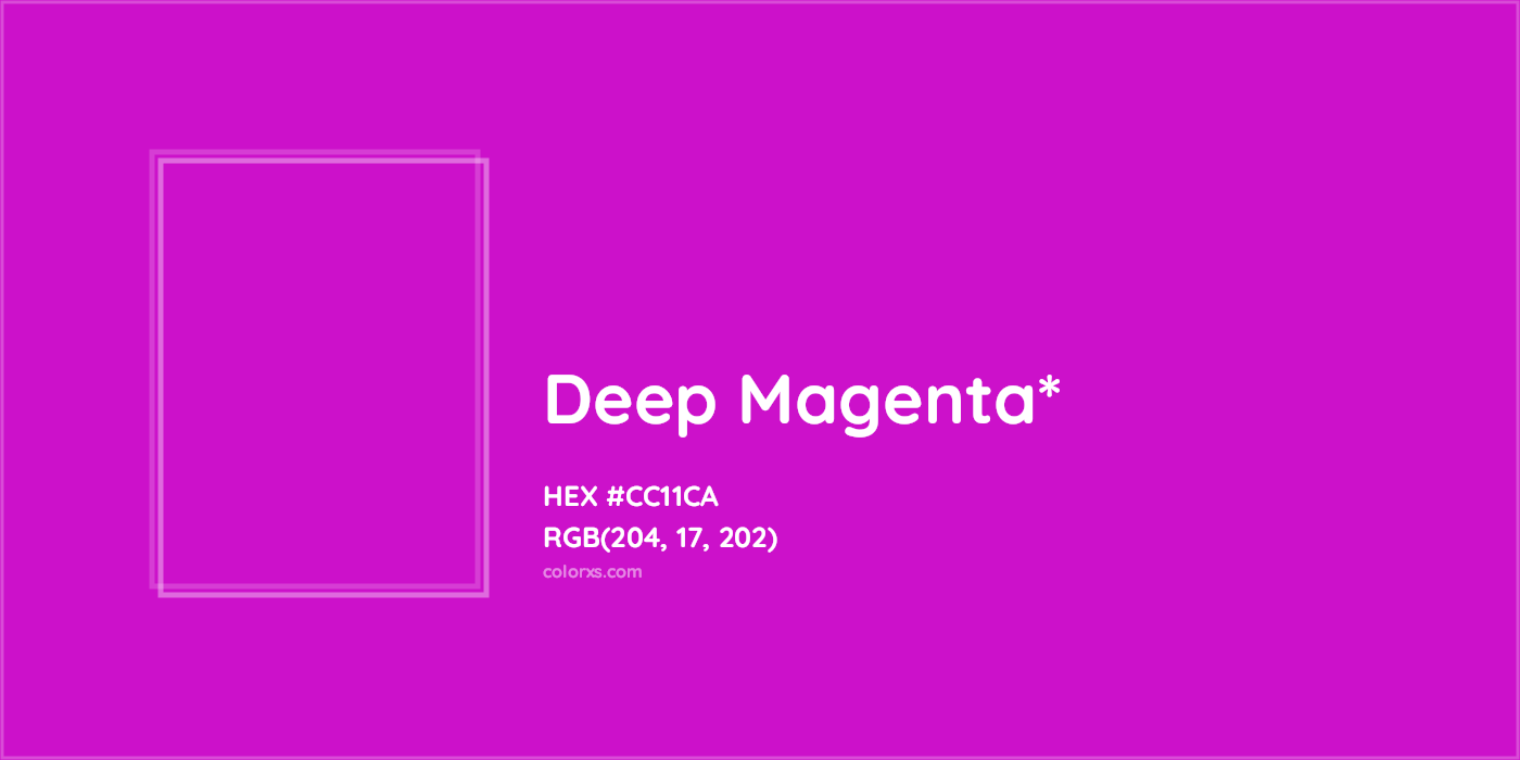 HEX #CC11CA Color Name, Color Code, Palettes, Similar Paints, Images