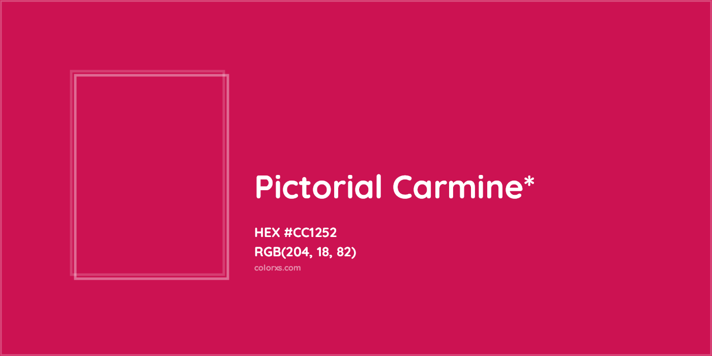 HEX #CC1252 Color Name, Color Code, Palettes, Similar Paints, Images