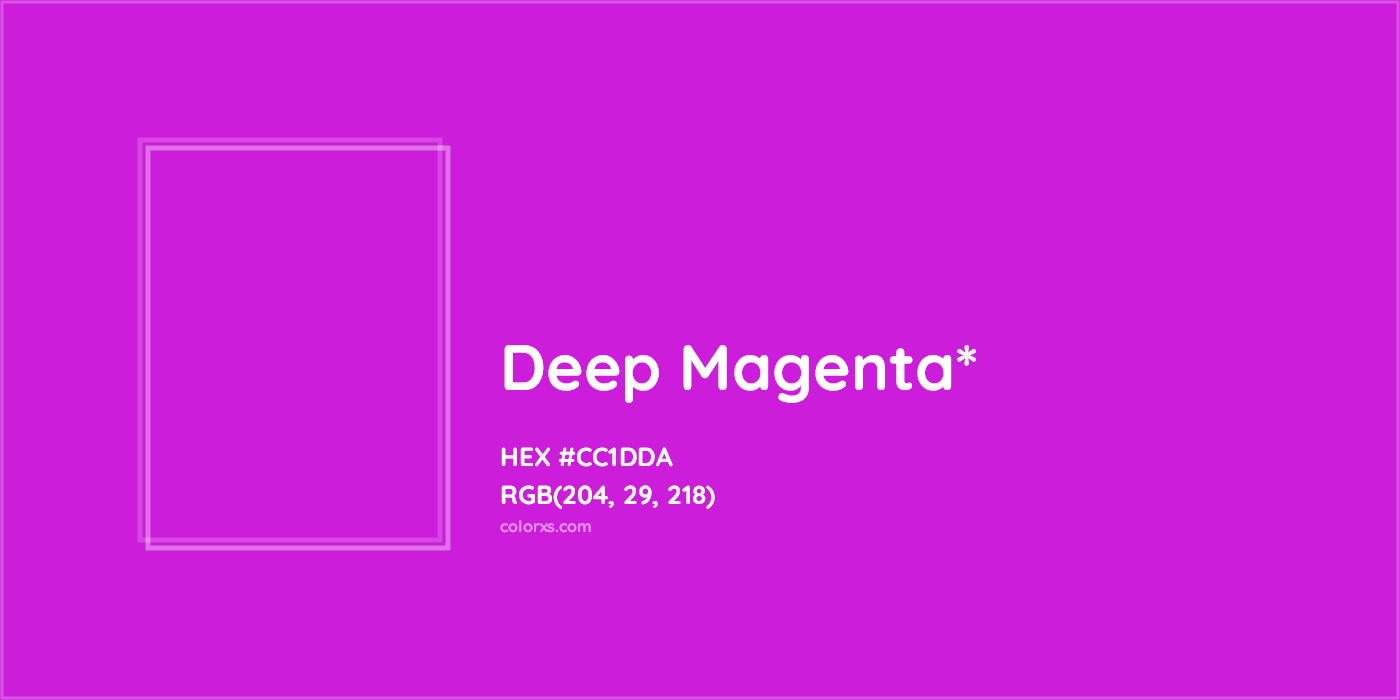 HEX #CC1DDA Color Name, Color Code, Palettes, Similar Paints, Images