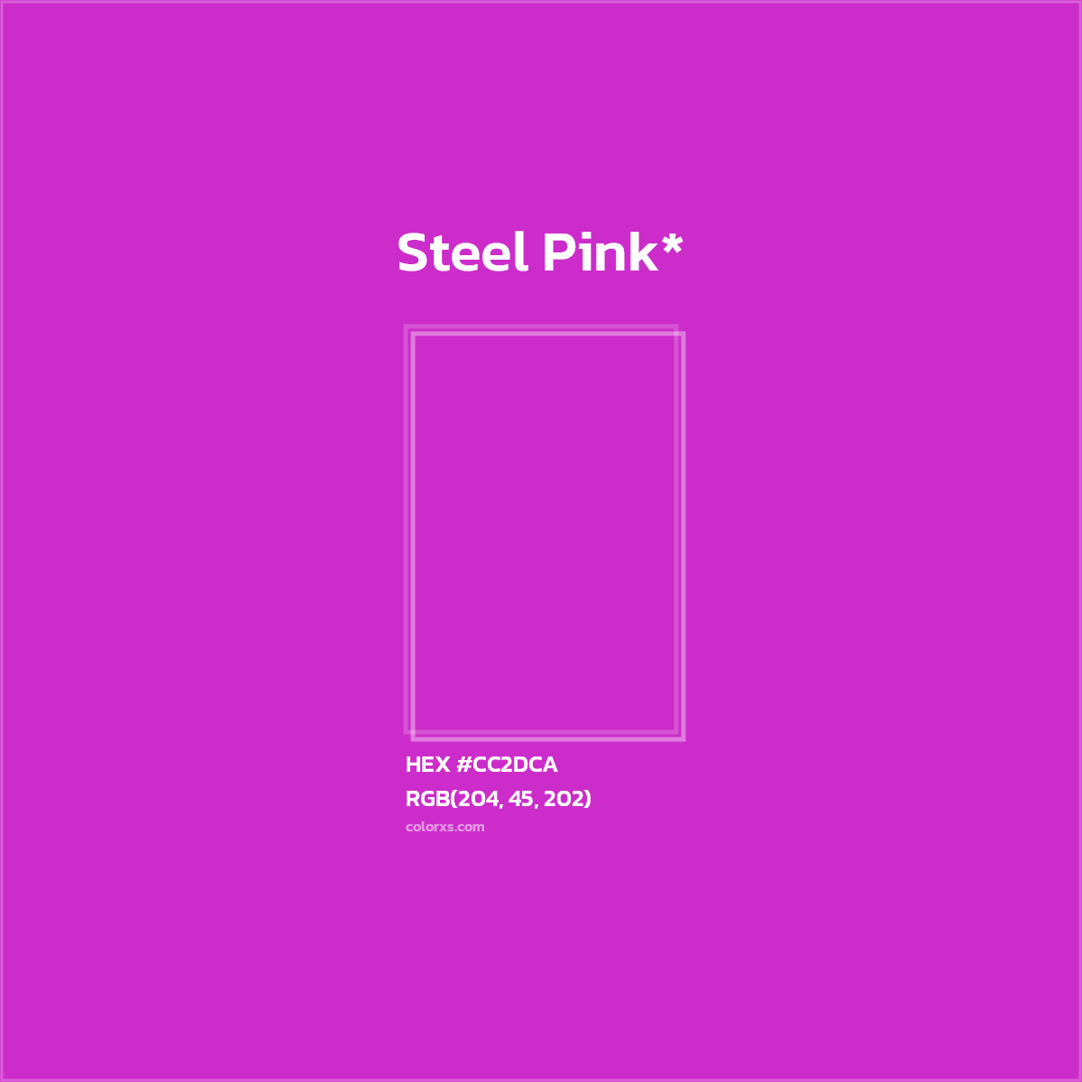 HEX #CC2DCA Color Name, Color Code, Palettes, Similar Paints, Images