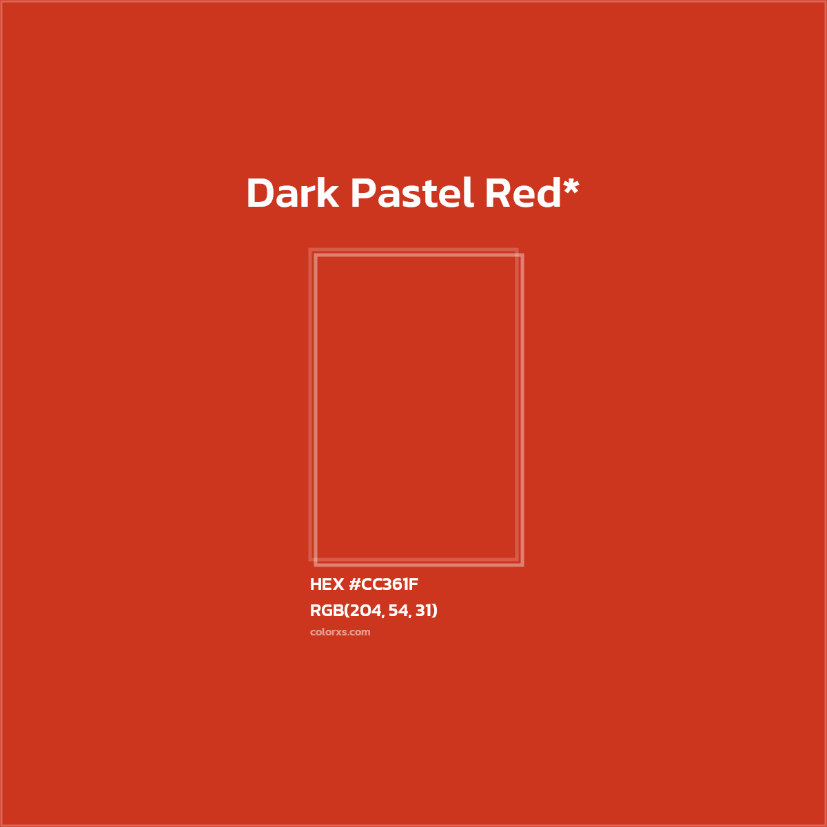HEX #CC361F Color Name, Color Code, Palettes, Similar Paints, Images