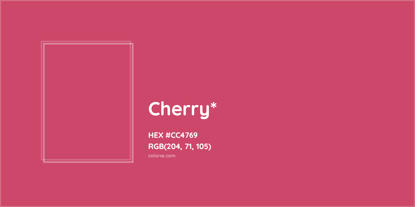 HEX #CC4769 Color Name, Color Code, Palettes, Similar Paints, Images