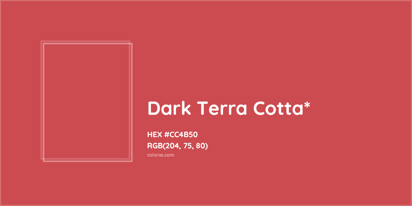 HEX #CC4B50 Color Name, Color Code, Palettes, Similar Paints, Images