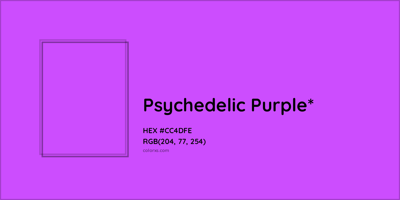 HEX #CC4DFE Color Name, Color Code, Palettes, Similar Paints, Images