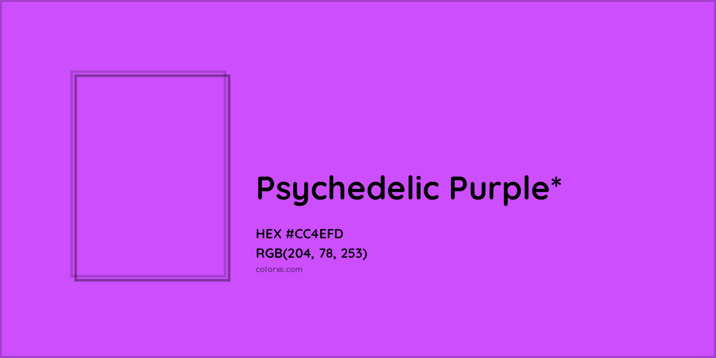 HEX #CC4EFD Color Name, Color Code, Palettes, Similar Paints, Images