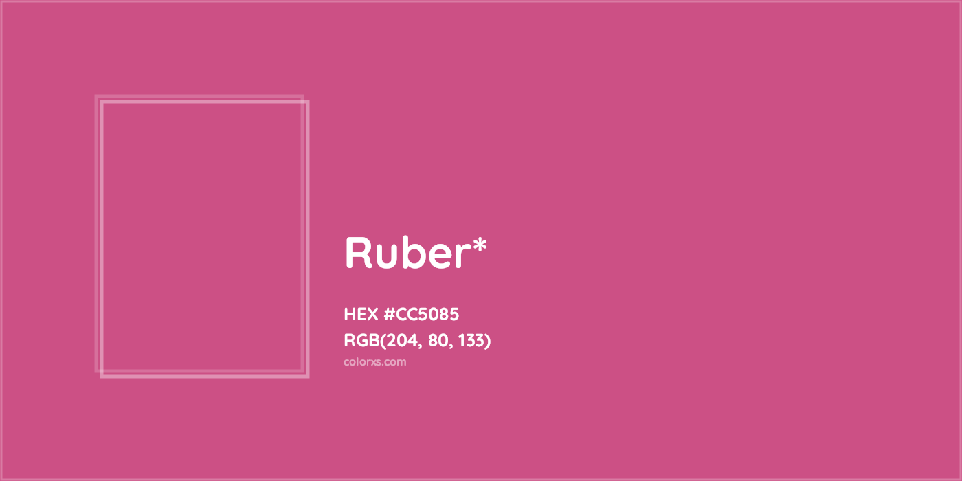 HEX #CC5085 Color Name, Color Code, Palettes, Similar Paints, Images