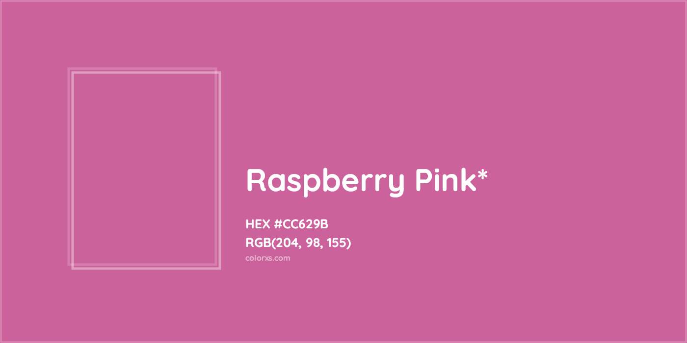 HEX #CC629B Color Name, Color Code, Palettes, Similar Paints, Images