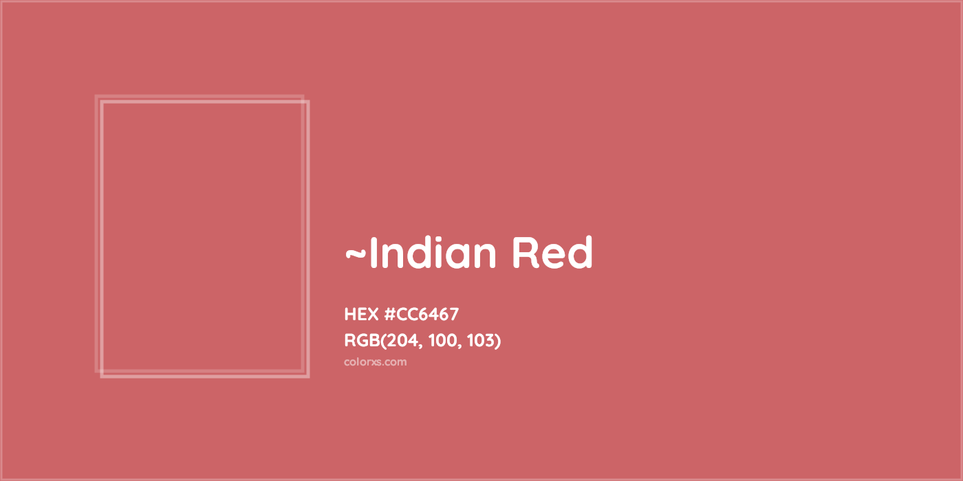 HEX #CC6467 Color Name, Color Code, Palettes, Similar Paints, Images
