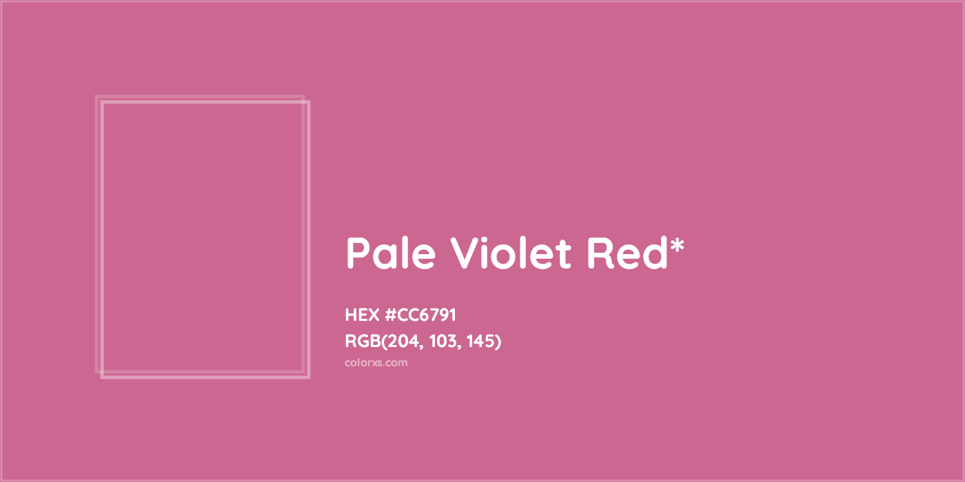 HEX #CC6791 Color Name, Color Code, Palettes, Similar Paints, Images