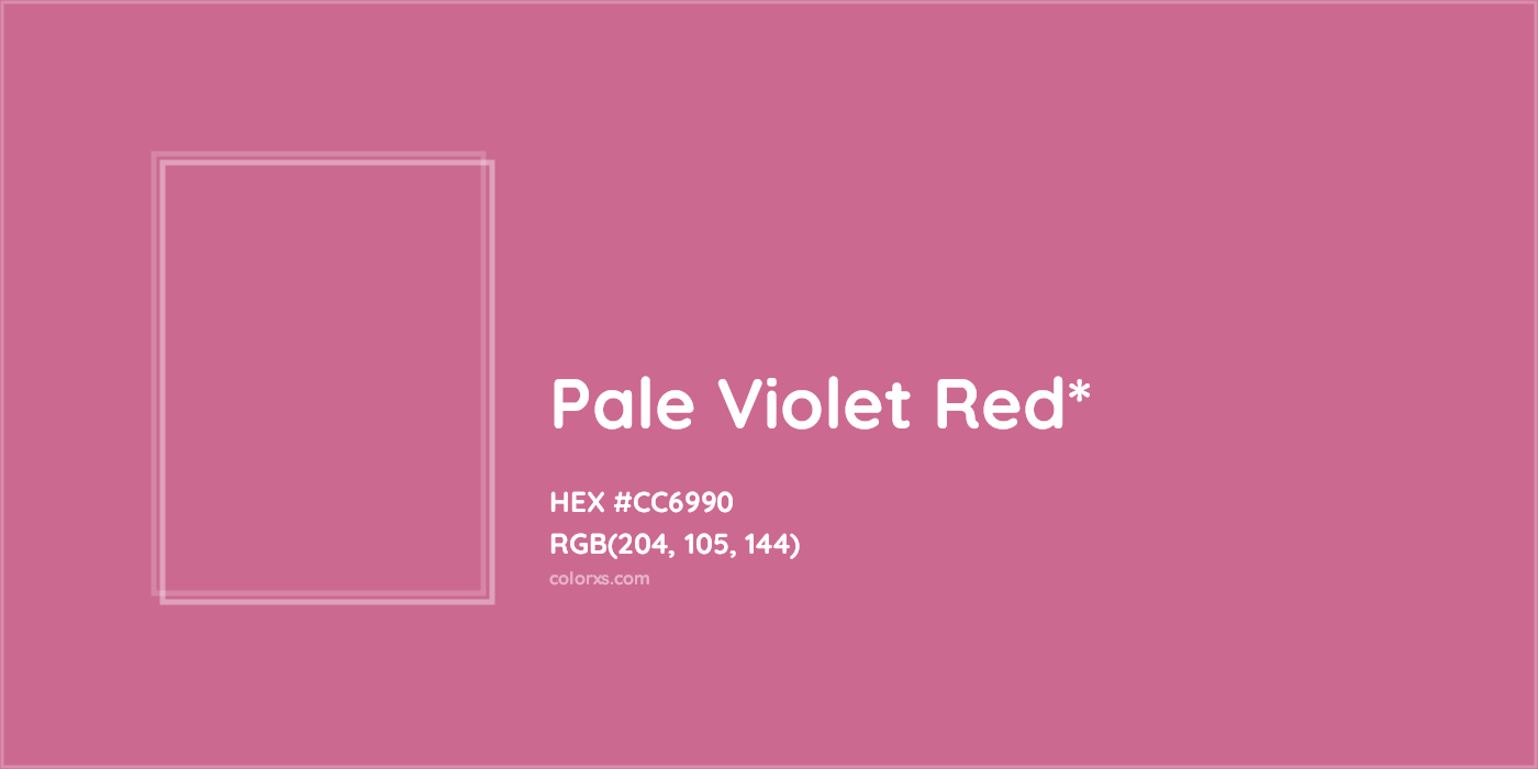 HEX #CC6990 Color Name, Color Code, Palettes, Similar Paints, Images