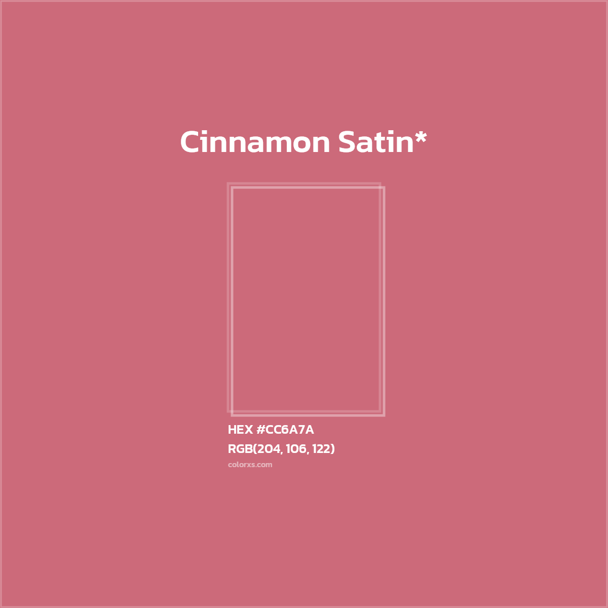 HEX #CC6A7A Color Name, Color Code, Palettes, Similar Paints, Images