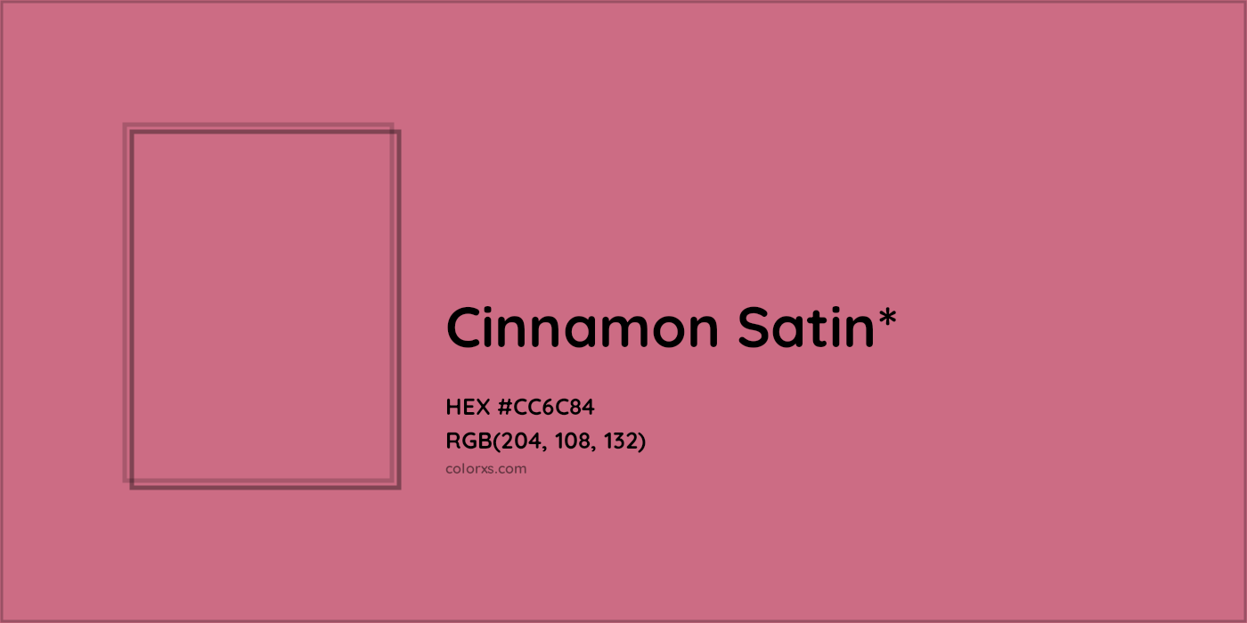 HEX #CC6C84 Color Name, Color Code, Palettes, Similar Paints, Images