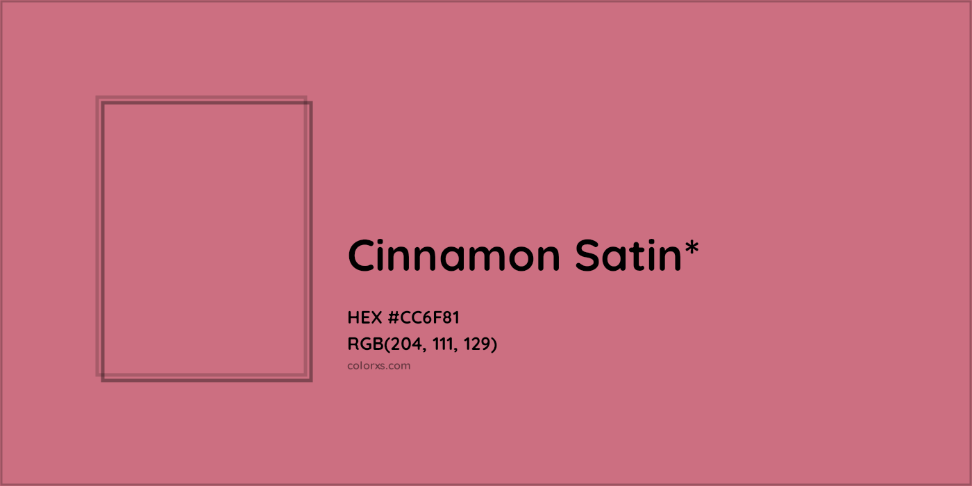 HEX #CC6F81 Color Name, Color Code, Palettes, Similar Paints, Images