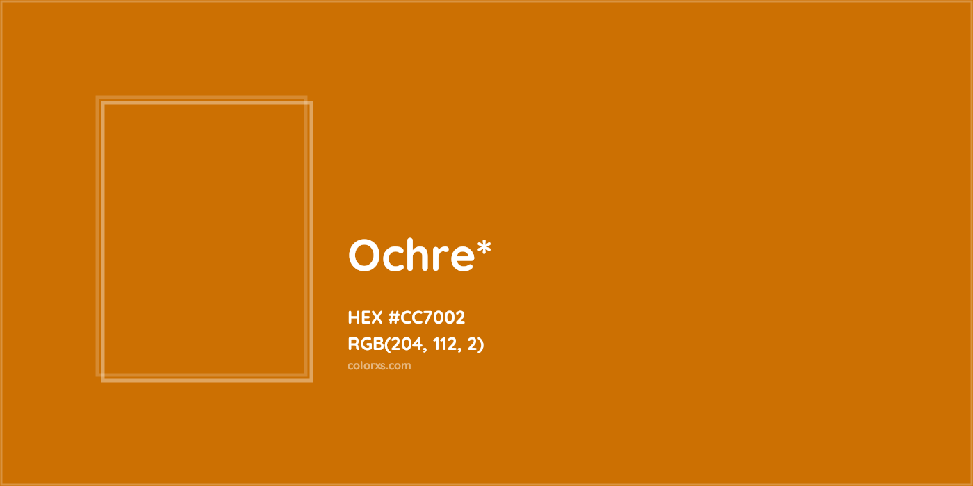 HEX #CC7002 Color Name, Color Code, Palettes, Similar Paints, Images