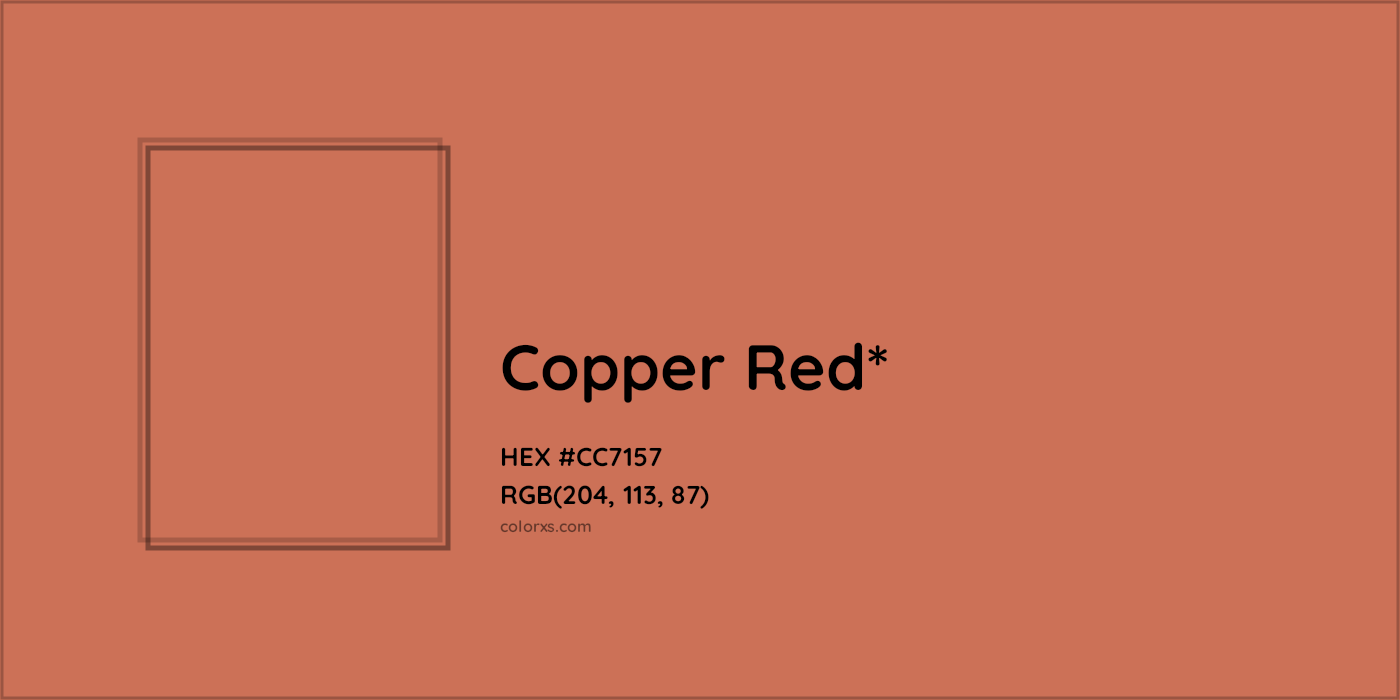 HEX #CC7157 Color Name, Color Code, Palettes, Similar Paints, Images