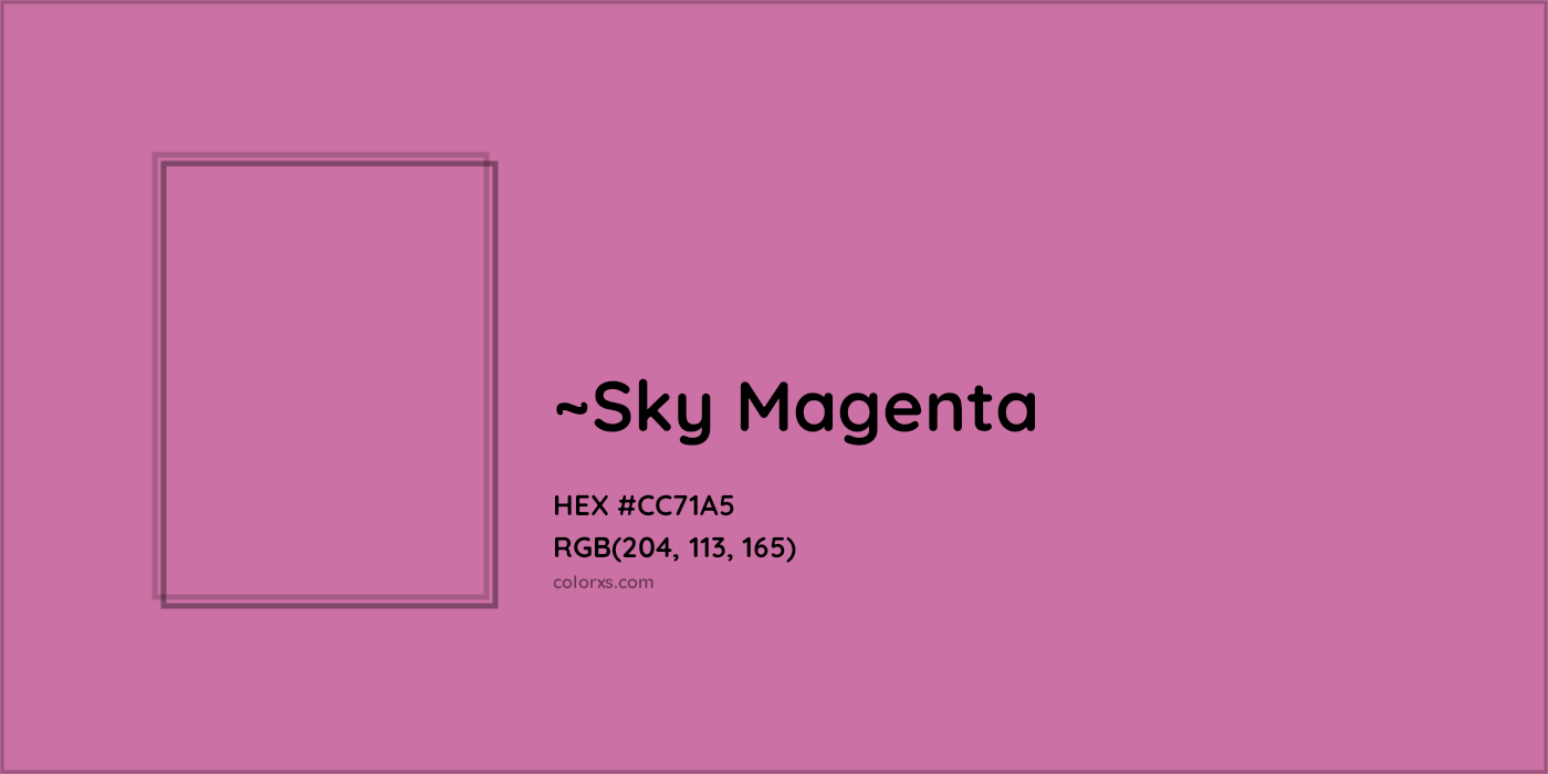 HEX #CC71A5 Color Name, Color Code, Palettes, Similar Paints, Images