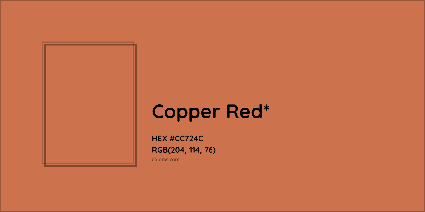 HEX #CC724C Color Name, Color Code, Palettes, Similar Paints, Images