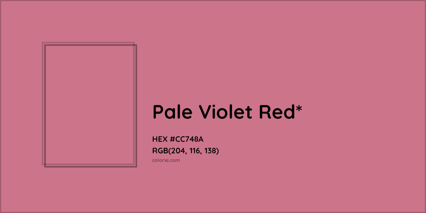 HEX #CC748A Color Name, Color Code, Palettes, Similar Paints, Images
