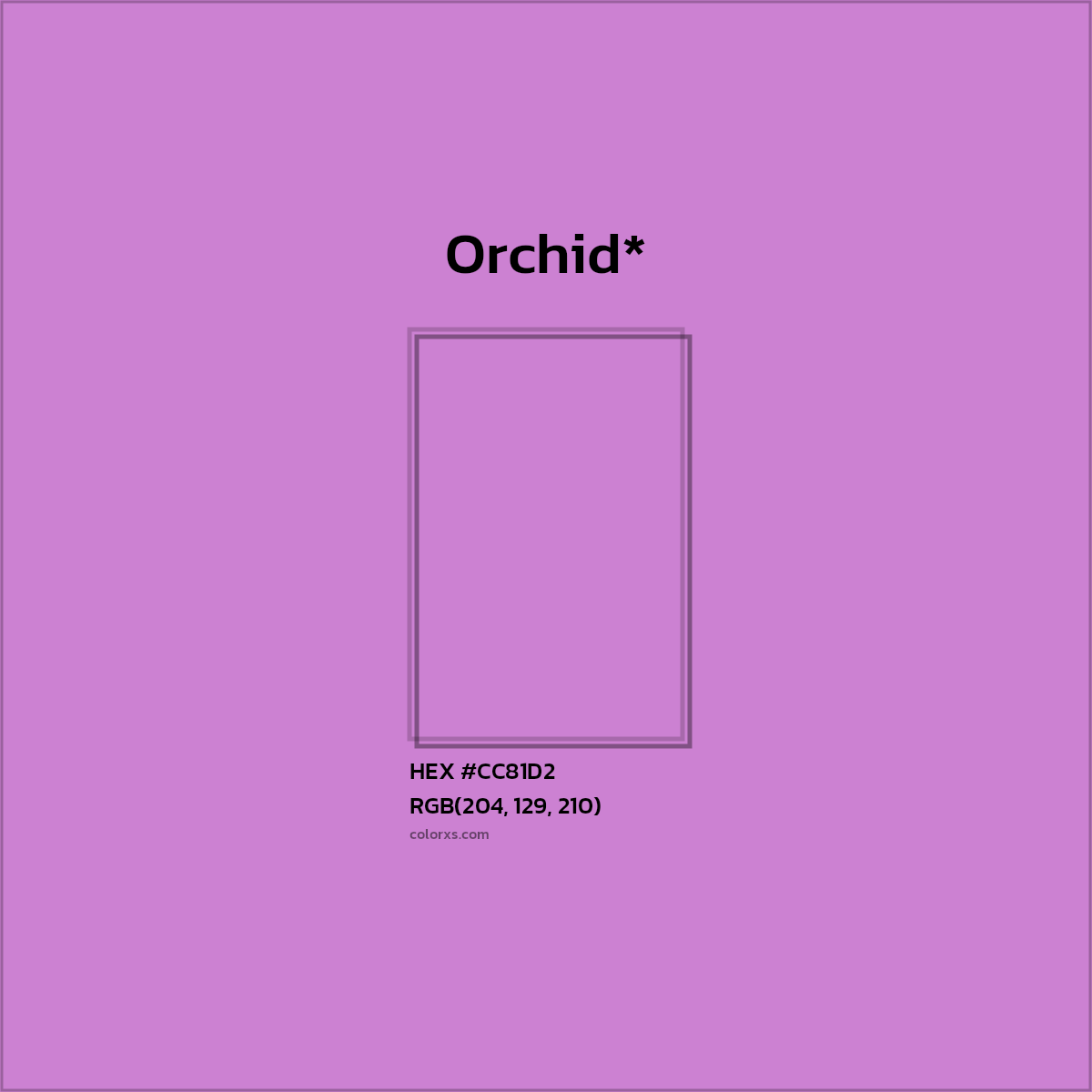 HEX #CC81D2 Color Name, Color Code, Palettes, Similar Paints, Images