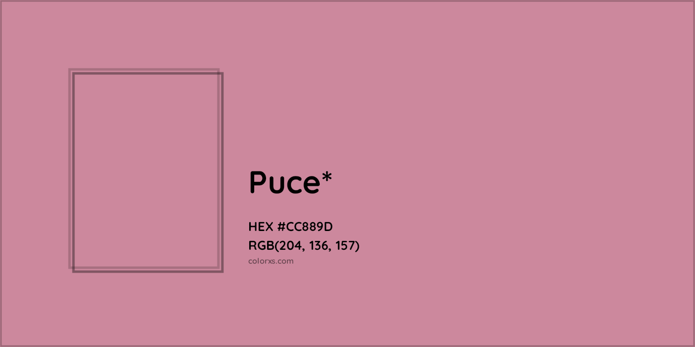 HEX #CC889D Color Name, Color Code, Palettes, Similar Paints, Images