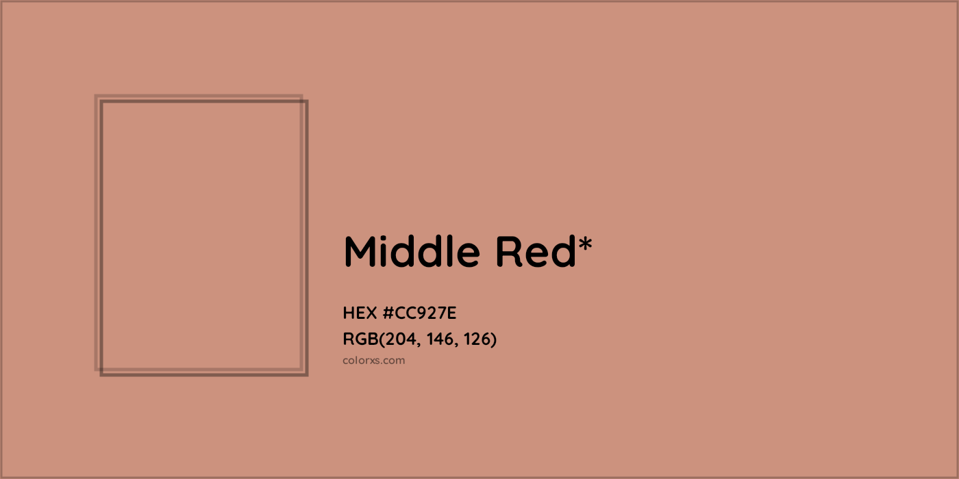 HEX #CC927E Color Name, Color Code, Palettes, Similar Paints, Images
