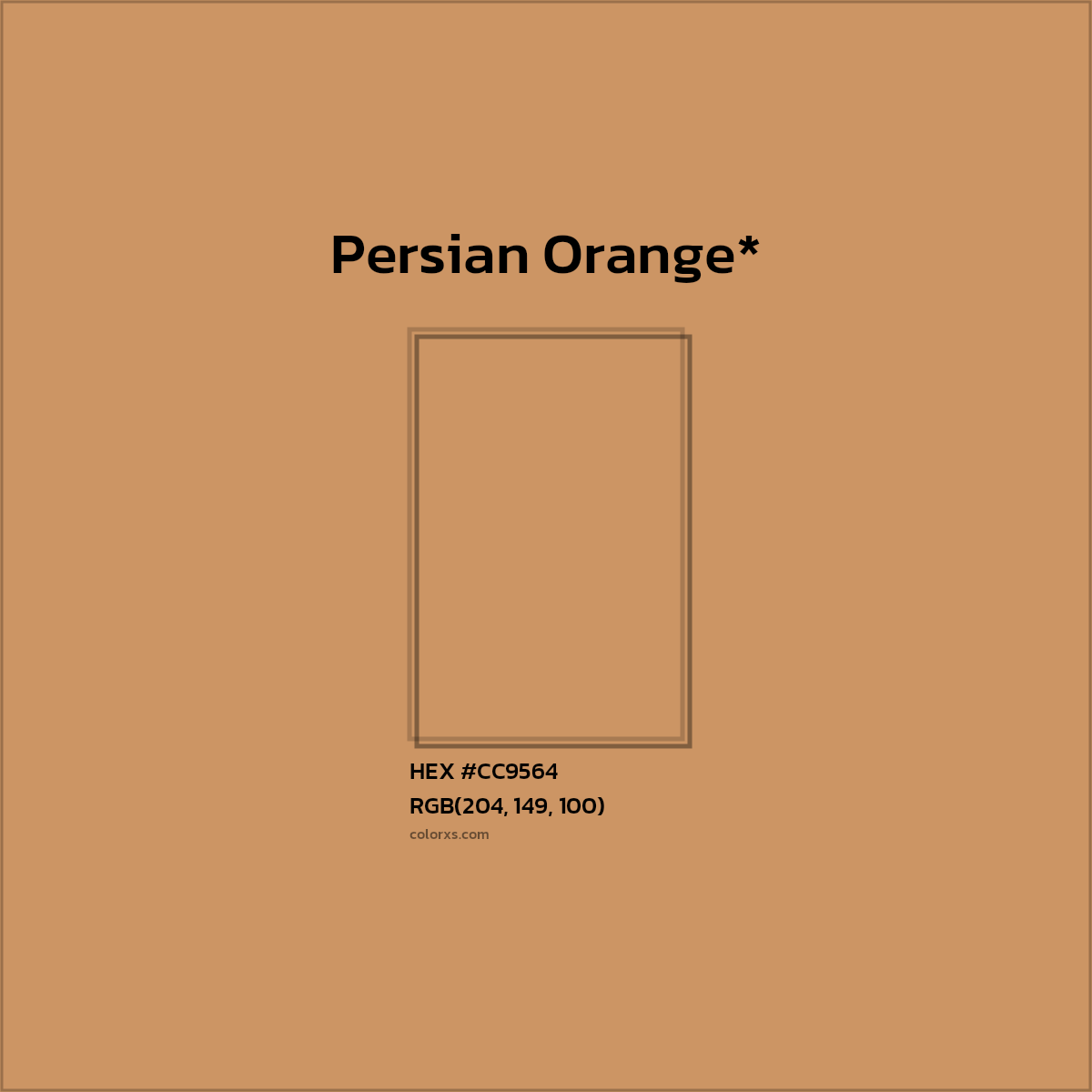 HEX #CC9564 Color Name, Color Code, Palettes, Similar Paints, Images