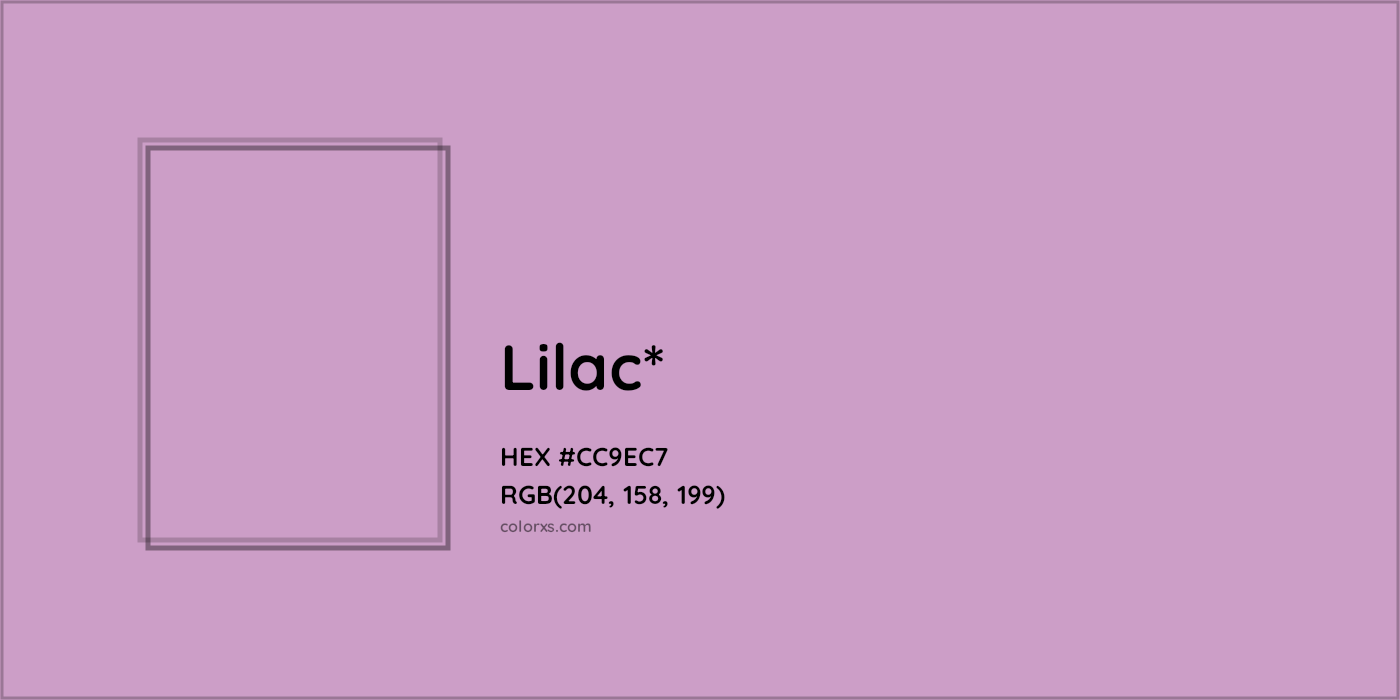 HEX #CC9EC7 Color Name, Color Code, Palettes, Similar Paints, Images