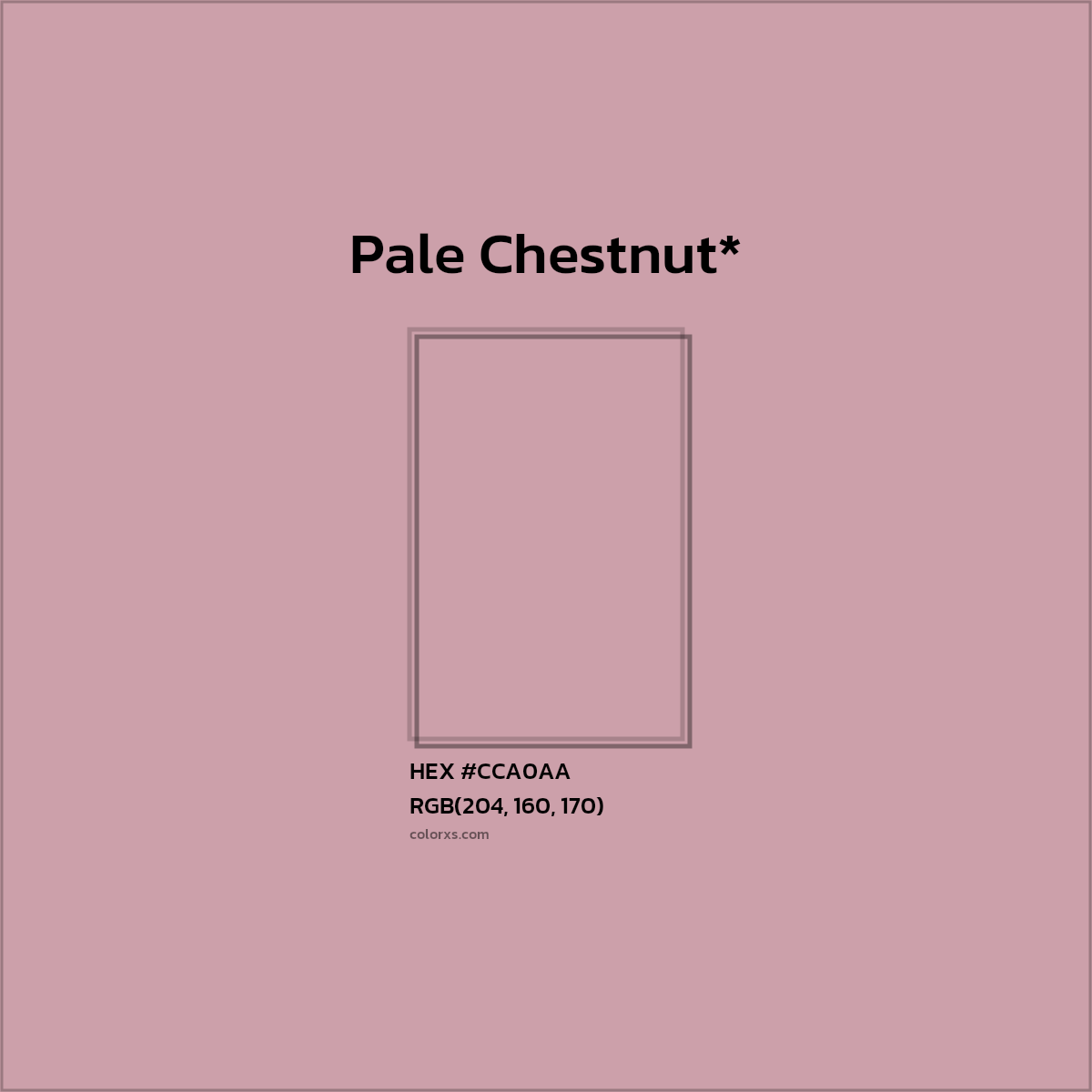 HEX #CCA0AA Color Name, Color Code, Palettes, Similar Paints, Images
