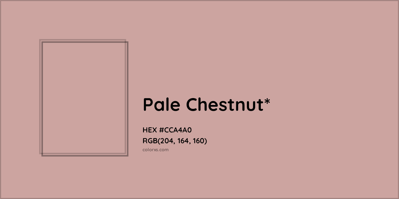 HEX #CCA4A0 Color Name, Color Code, Palettes, Similar Paints, Images