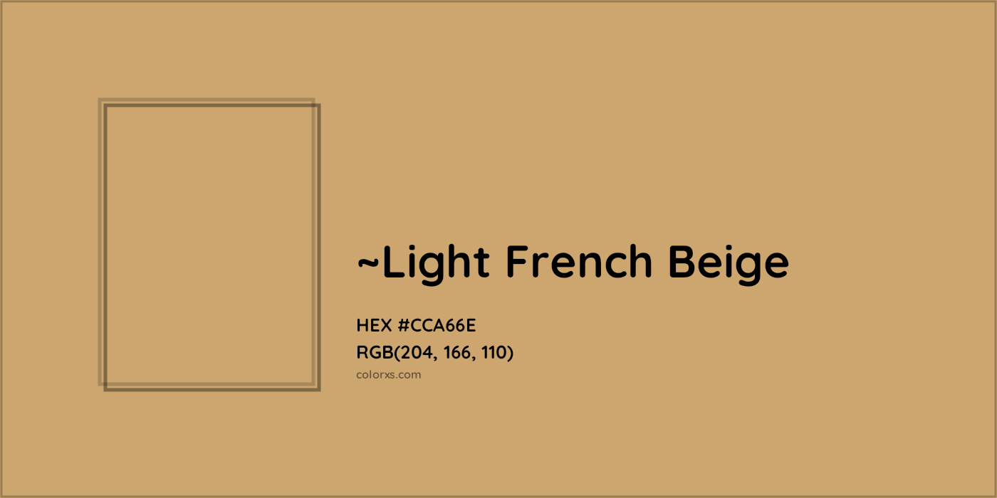 HEX #CCA66E Color Name, Color Code, Palettes, Similar Paints, Images