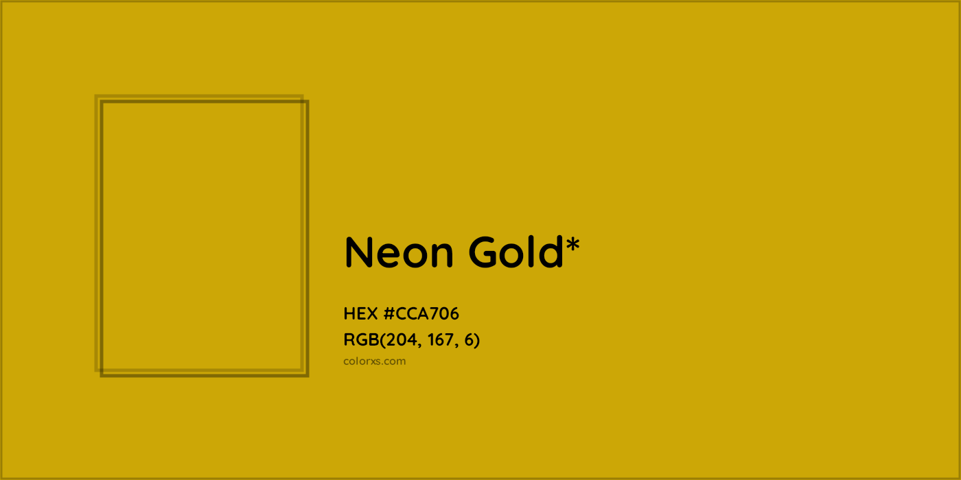 HEX #CCA706 Color Name, Color Code, Palettes, Similar Paints, Images