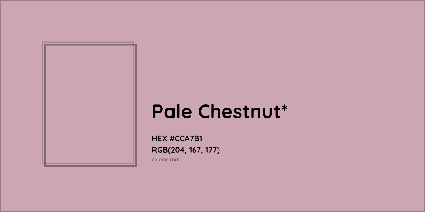 HEX #CCA7B1 Color Name, Color Code, Palettes, Similar Paints, Images