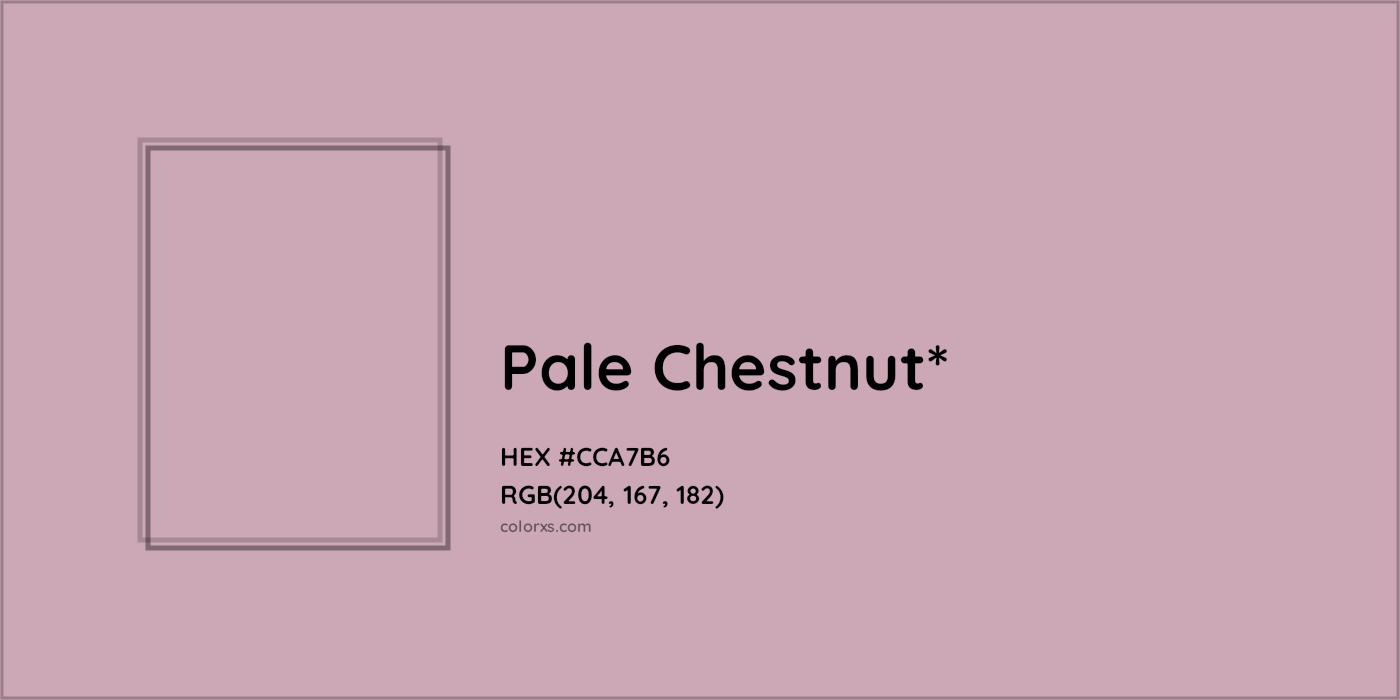 HEX #CCA7B6 Color Name, Color Code, Palettes, Similar Paints, Images