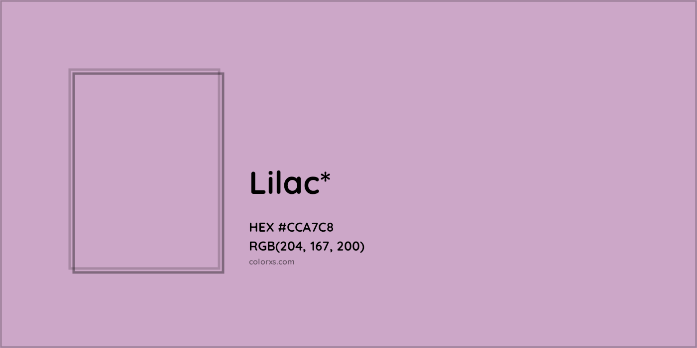 HEX #CCA7C8 Color Name, Color Code, Palettes, Similar Paints, Images
