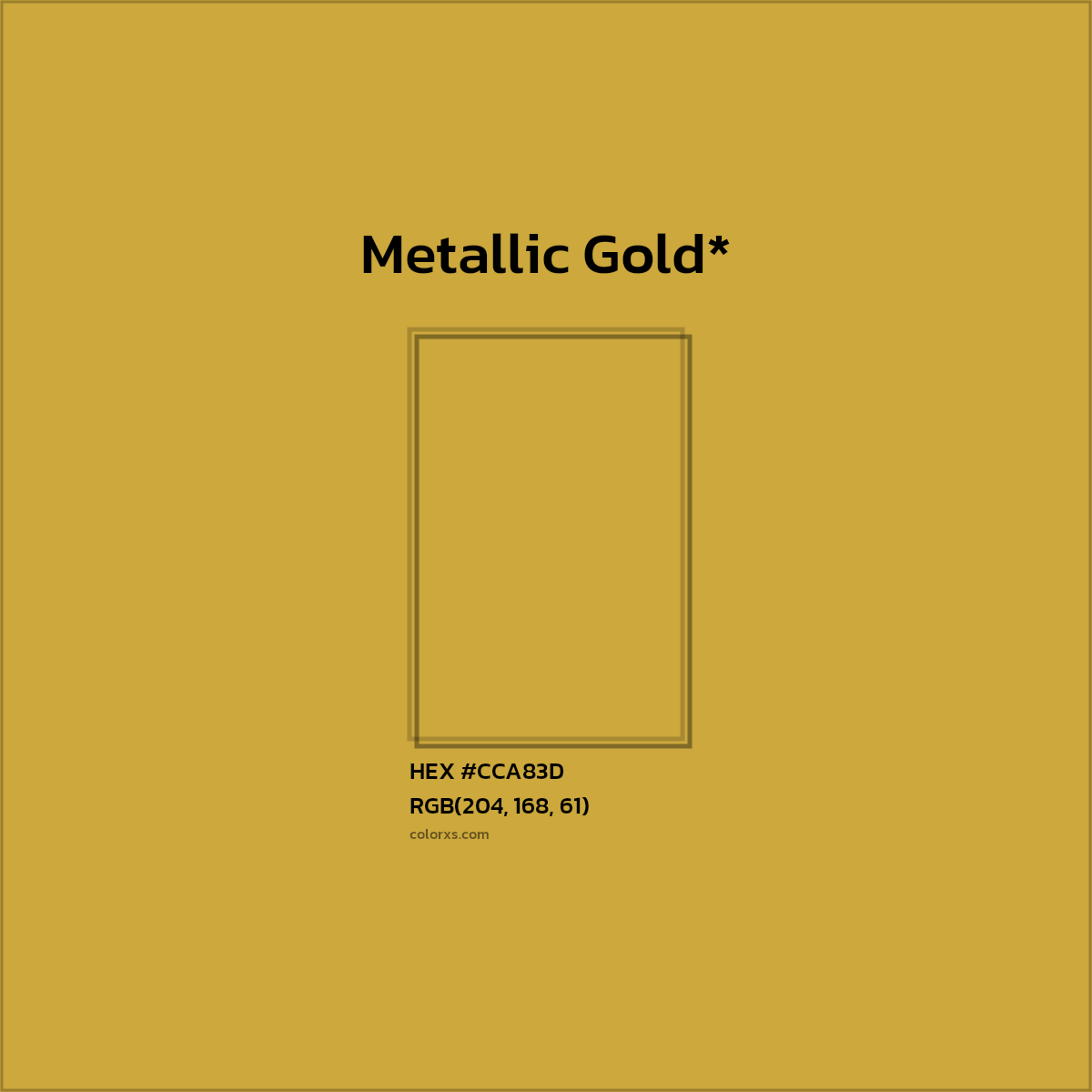 HEX #CCA83D Color Name, Color Code, Palettes, Similar Paints, Images