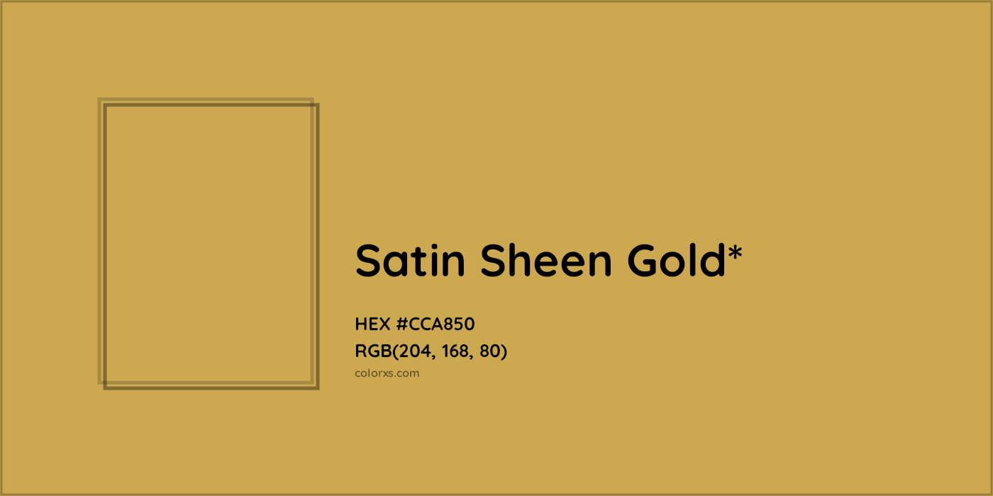 HEX #CCA850 Color Name, Color Code, Palettes, Similar Paints, Images