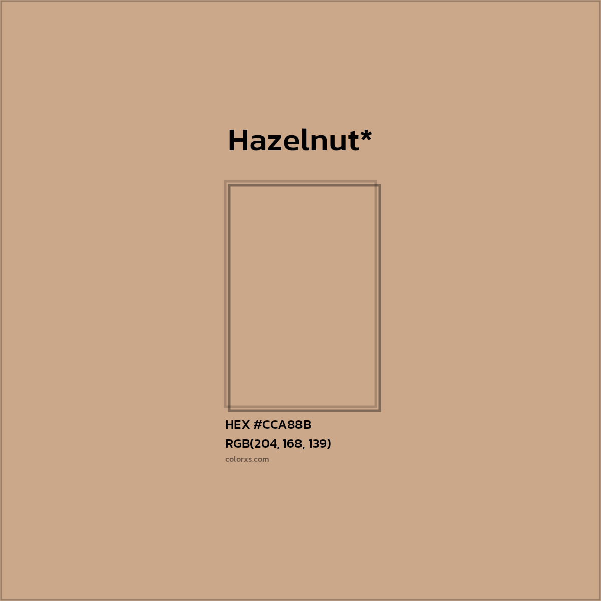 HEX #CCA88B Color Name, Color Code, Palettes, Similar Paints, Images