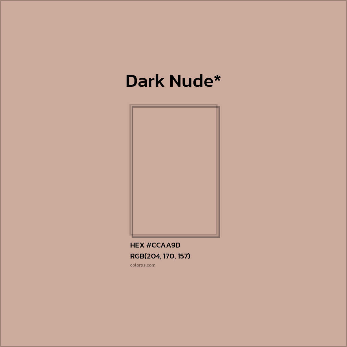 HEX #CCAA9D Color Name, Color Code, Palettes, Similar Paints, Images