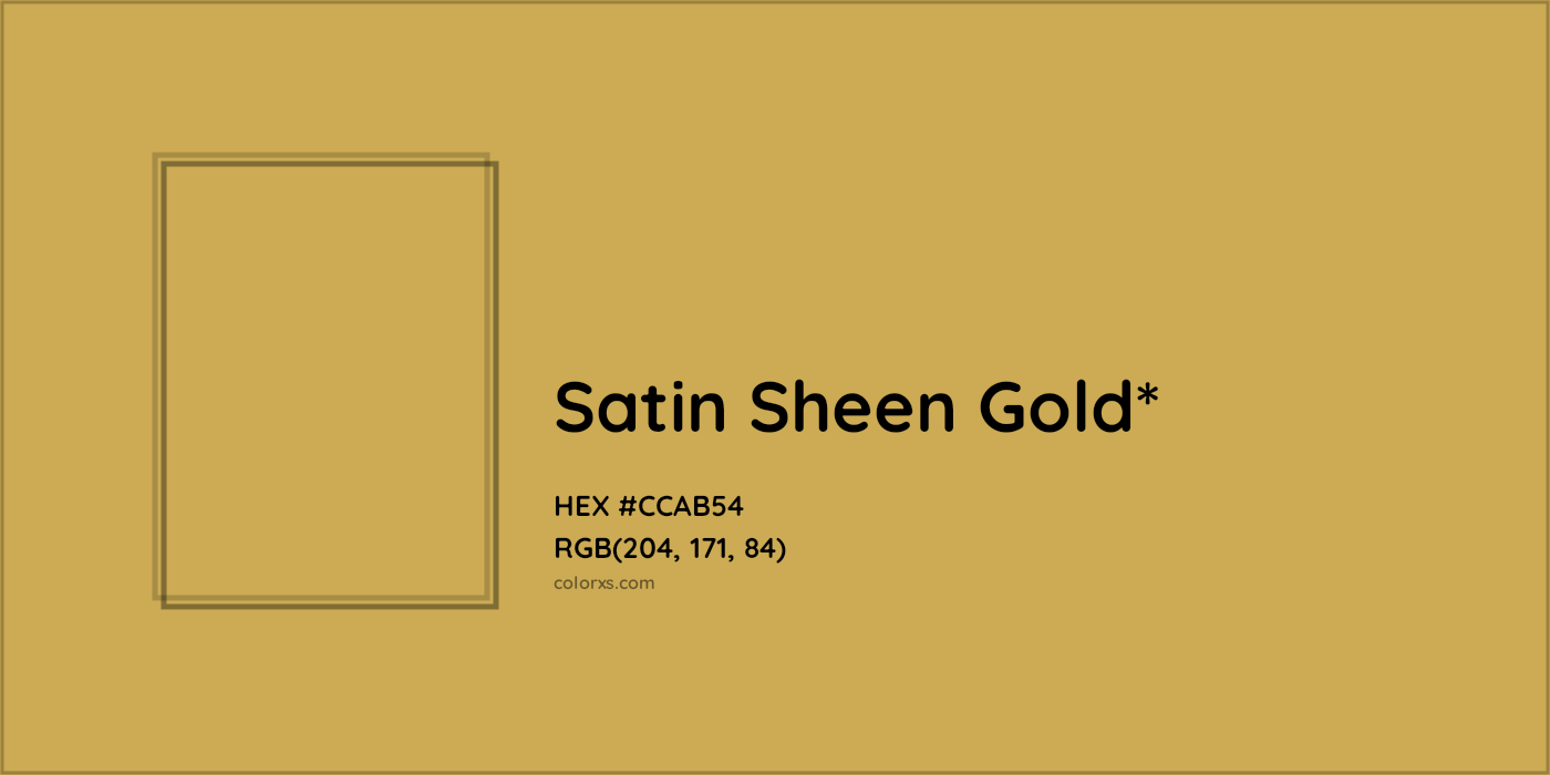 HEX #CCAB54 Color Name, Color Code, Palettes, Similar Paints, Images